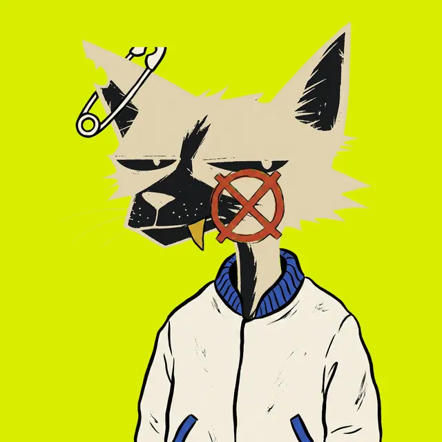 Broker #1009, a screenprinted alley cat.