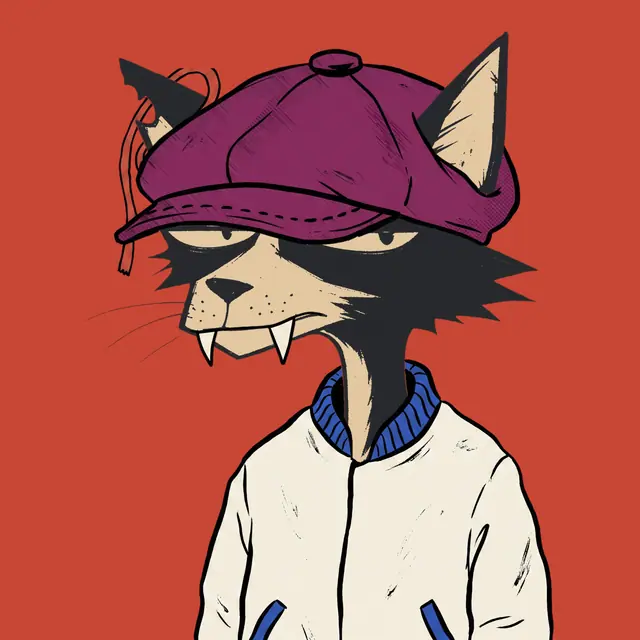 Broker #1018, a screenprinted alley cat.