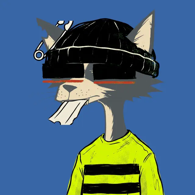 Broker #1020, a screenprinted alley cat.