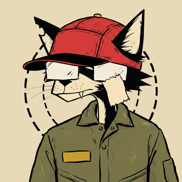 Broker #1028, a screenprinted alley cat.