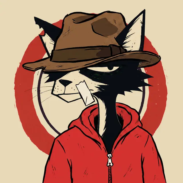 Broker #1046, a screenprinted alley cat.