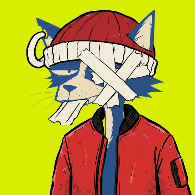 Broker #0105, a screenprinted alley cat.