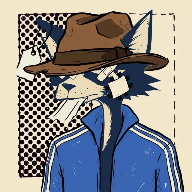 Broker #1055, a screenprinted alley cat.