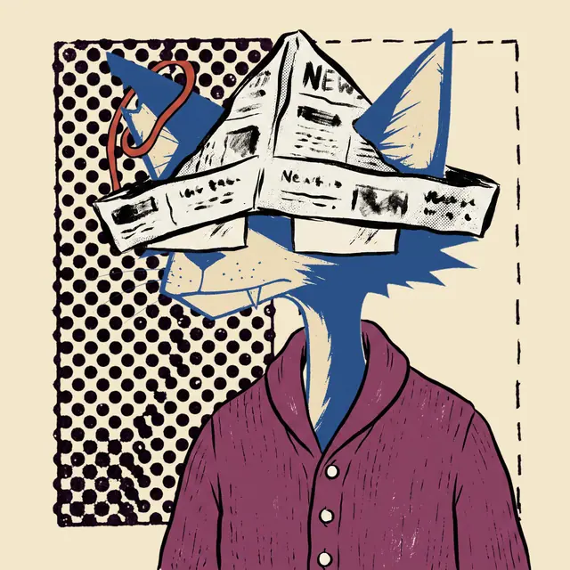 Broker #1057, a screenprinted alley cat.