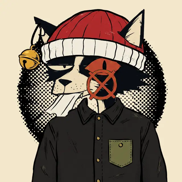 Broker #1070, a screenprinted alley cat.