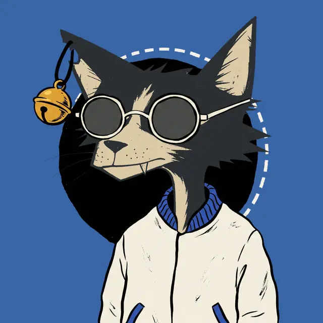 Broker #1077, a screenprinted alley cat.