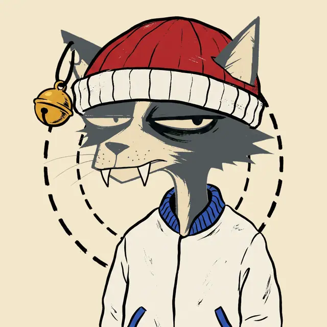 Broker #1105, a screenprinted alley cat.
