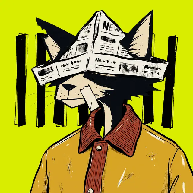 Broker #1106, a screenprinted alley cat.