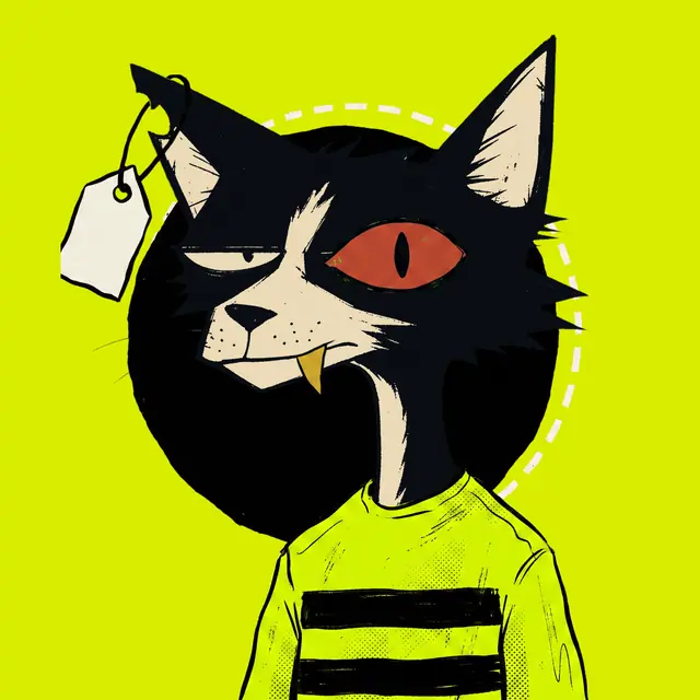 Broker #1108, a screenprinted alley cat.