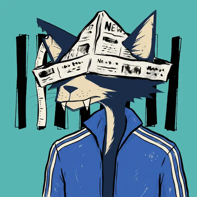 Broker #1113, a screenprinted alley cat.