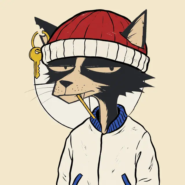 Broker #1119, a screenprinted alley cat.