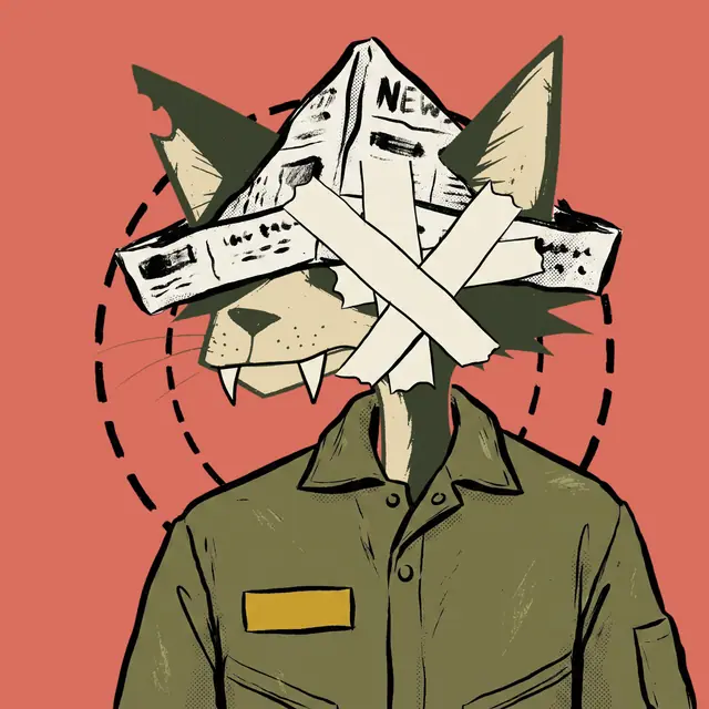 Broker #0112, a screenprinted alley cat.