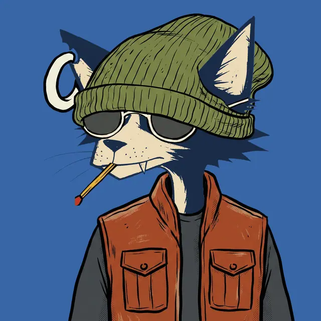 Broker #1120, a screenprinted alley cat.