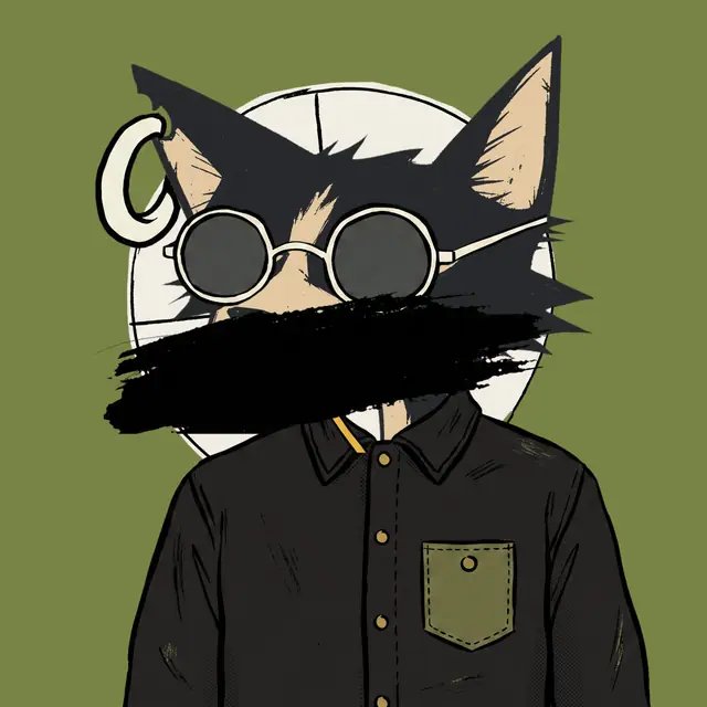 Broker #1133, a screenprinted alley cat.