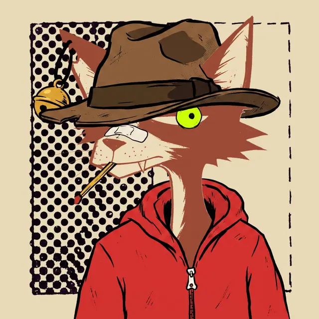 Broker #0114, a screenprinted alley cat.