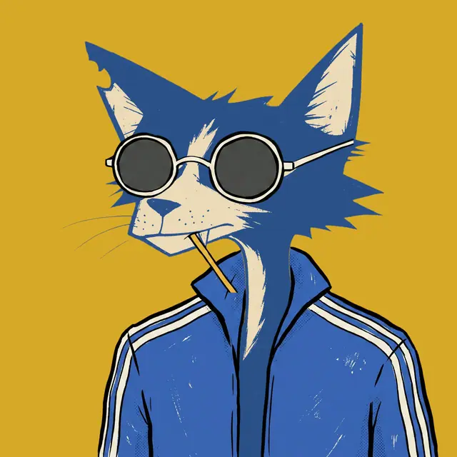 Broker #1147, a screenprinted alley cat.