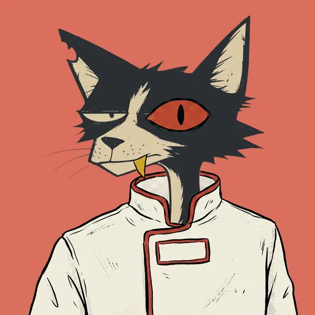Broker #1151, a screenprinted alley cat.
