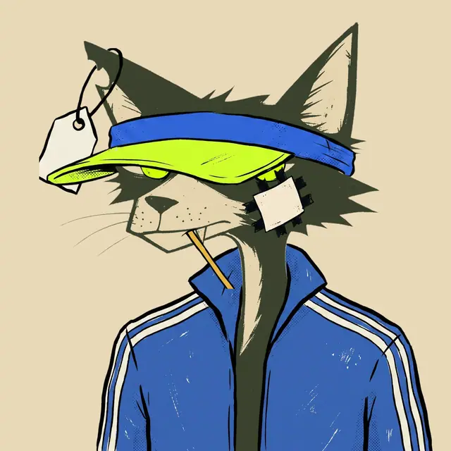 Broker #1152, a screenprinted alley cat.