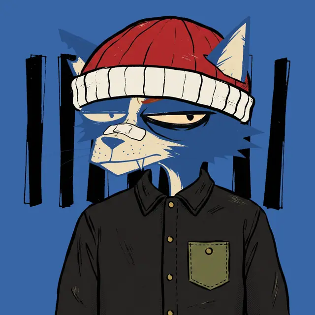 Broker #1159, a screenprinted alley cat.
