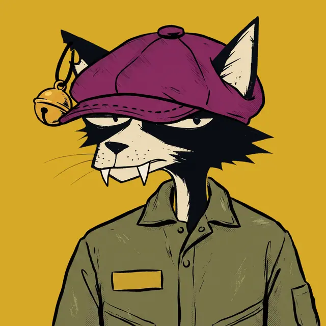 Broker #1180, a screenprinted alley cat.