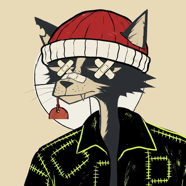 Broker #1183, a screenprinted alley cat.