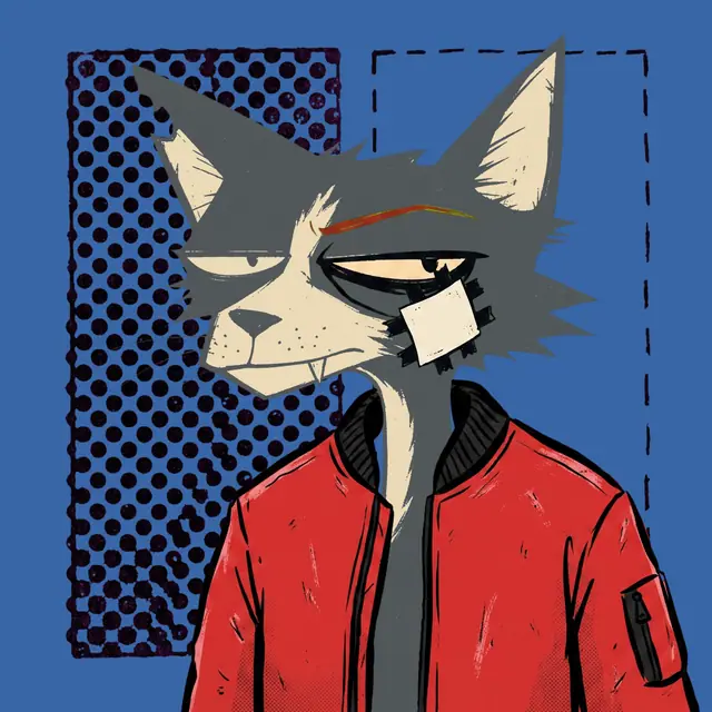 Broker #1184, a screenprinted alley cat.