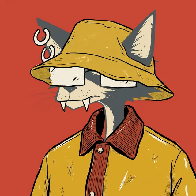 Broker #1190, a screenprinted alley cat.