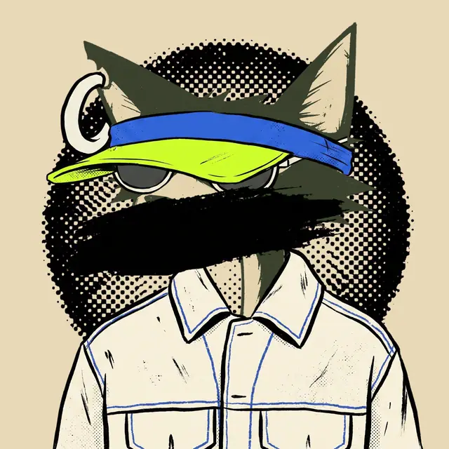 Broker #1206, a screenprinted alley cat.