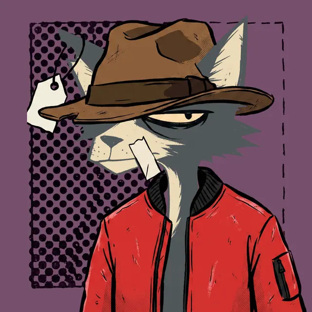 Broker #1208, a screenprinted alley cat.