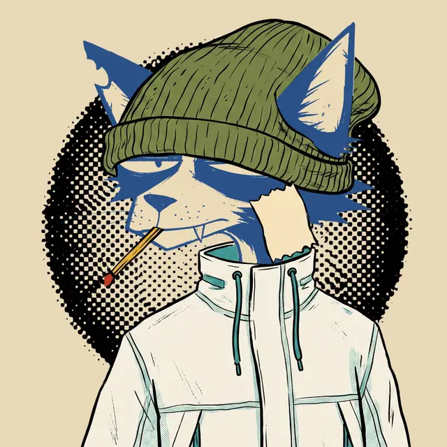 Broker #1222, a screenprinted alley cat.