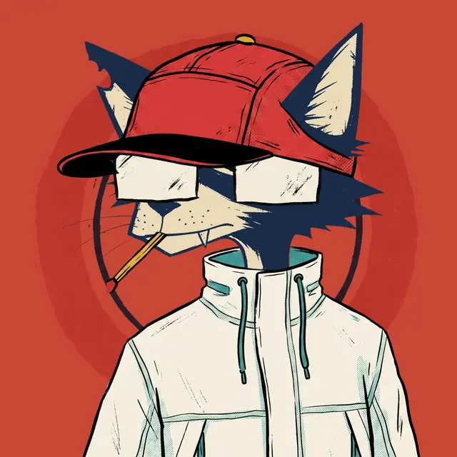 Broker #1223, a screenprinted alley cat.