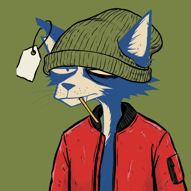 Broker #1225, a screenprinted alley cat.