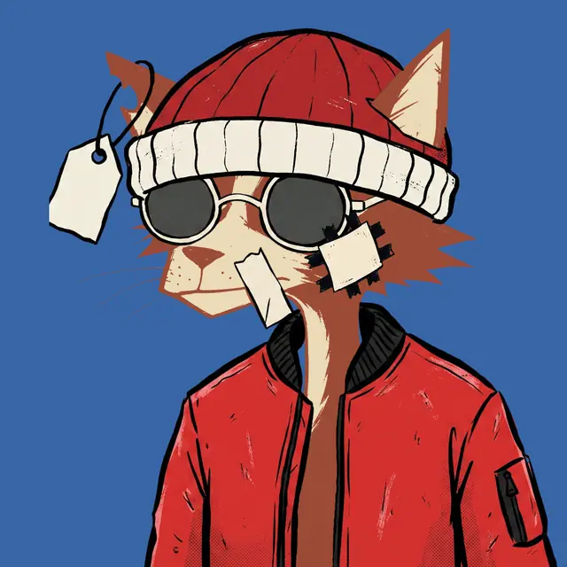 Broker #1236, a screenprinted alley cat.