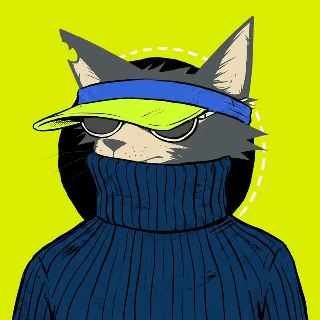 Broker #1237, a screenprinted alley cat.