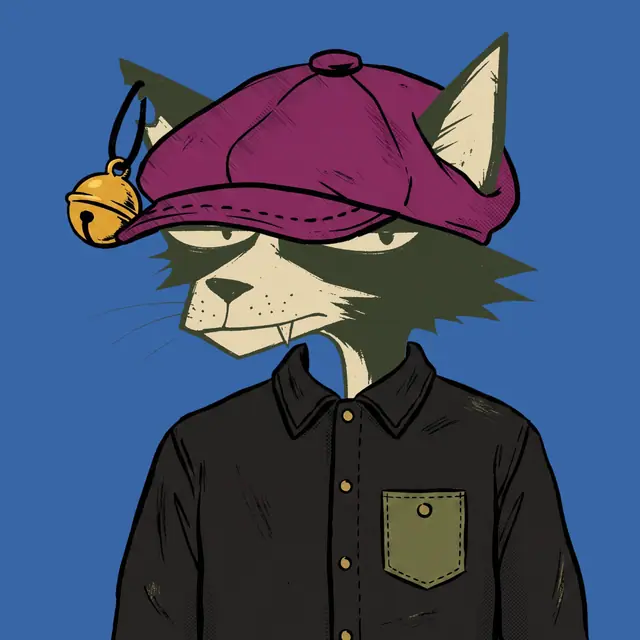 Broker #1245, a screenprinted alley cat.