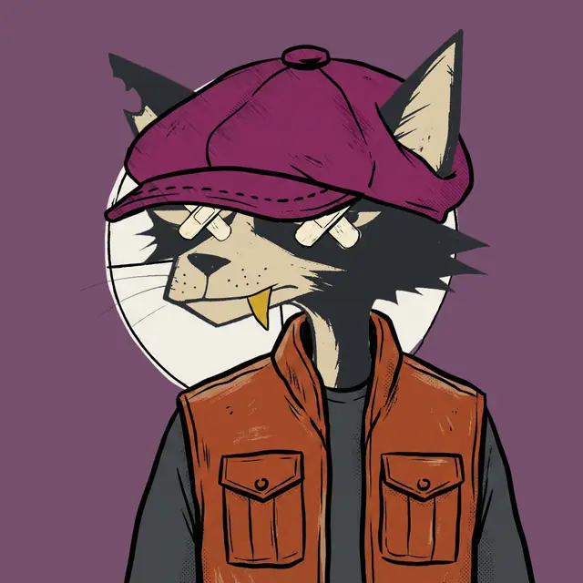 Broker #1258, a screenprinted alley cat.