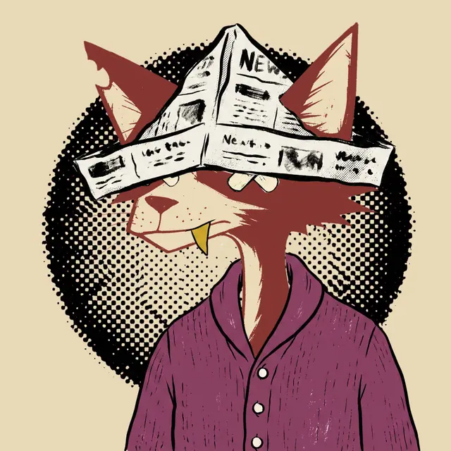 Broker #1263, a screenprinted alley cat.