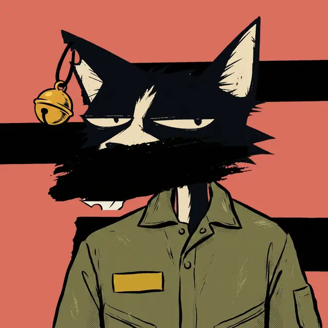 Broker #1274, a screenprinted alley cat.