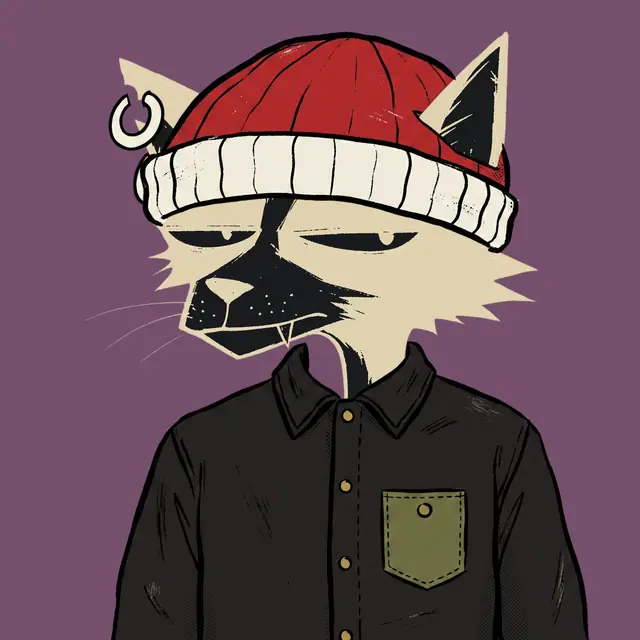 Broker #1283, a screenprinted alley cat.