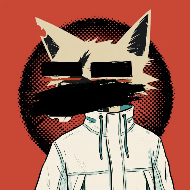 Broker #1289, a screenprinted alley cat.