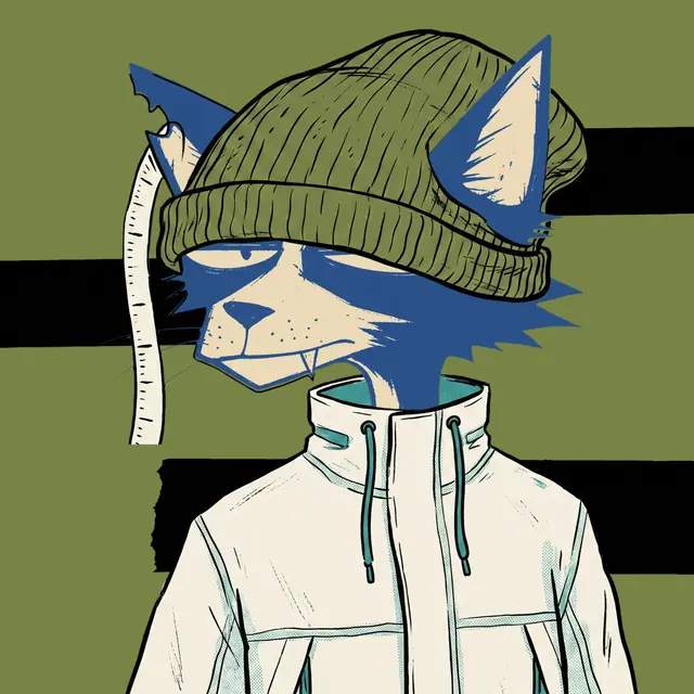 Broker #0129, a screenprinted alley cat.