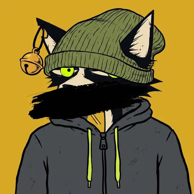 Broker #1294, a screenprinted alley cat.