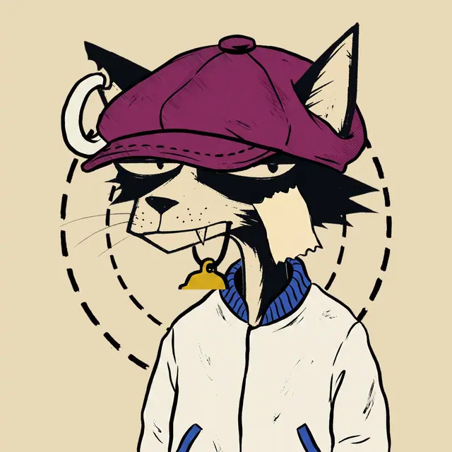 Broker #1295, a screenprinted alley cat.