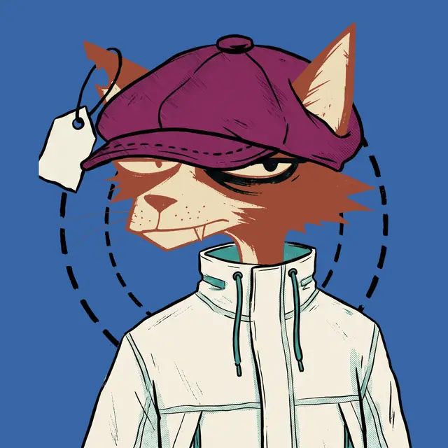 Broker #1298, a screenprinted alley cat.
