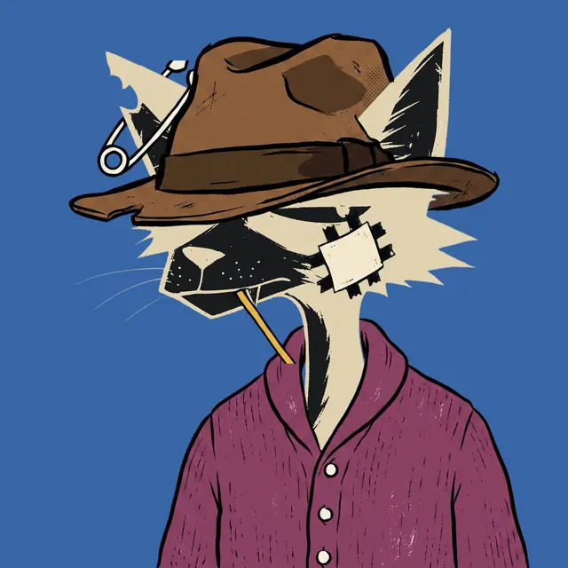 Broker #1307, a screenprinted alley cat.