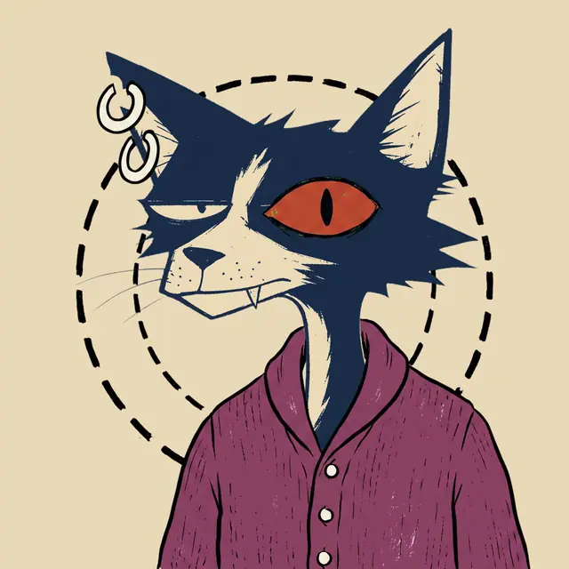 Broker #1314, a screenprinted alley cat.