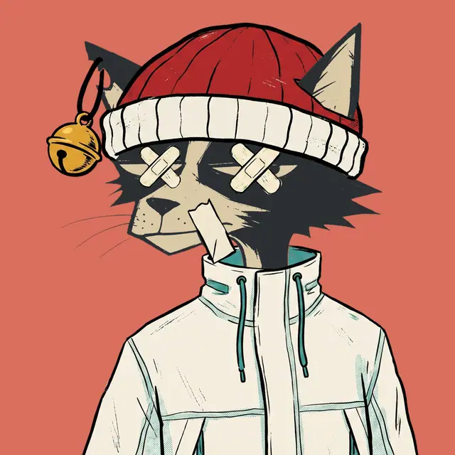 Broker #1329, a screenprinted alley cat.