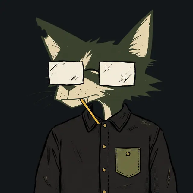 Broker #0133, a screenprinted alley cat.