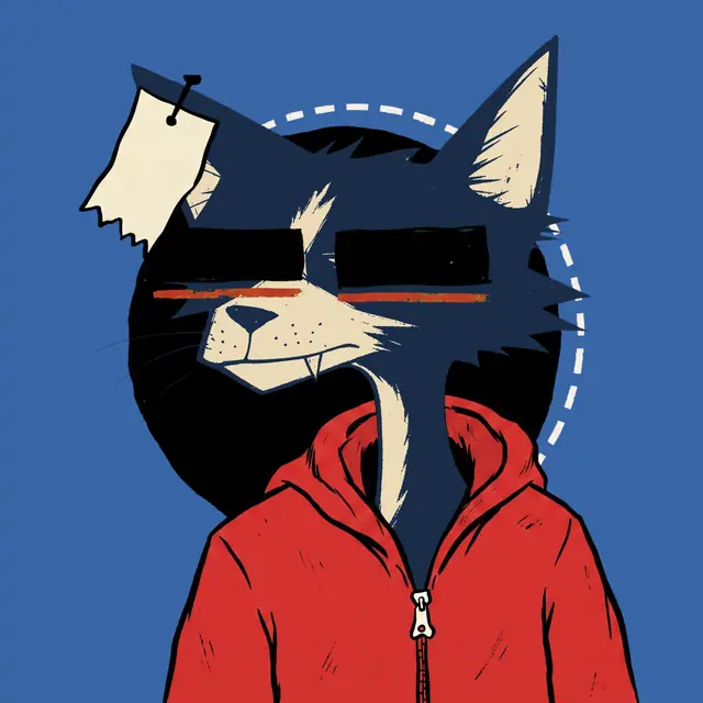 Broker #1330, a screenprinted alley cat.