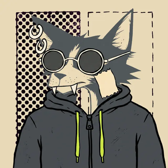 Broker #1340, a screenprinted alley cat.